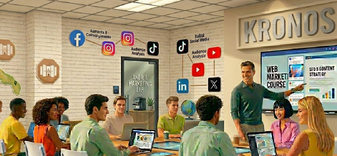 corsisti Corso di Web Marketing Garanzia Giovani aula formazione digitale